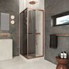 Душевой уголок Vegas-glass Z+ZPV Inside 70*80 12 07 стекло графит, профиль медь, 70х80 см