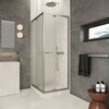 Душевой уголок Vegas-glass Z+ZPV Inside 70*100 11 02 стекло шиншилла, профиль оружейная сталь, 70х100 см