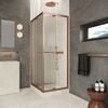 Душевой уголок Vegas-glass Z+ZPV Inside 80*90 12 Moru стекло Moru, профиль медь, 80х90 см