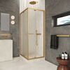 Душевой уголок Vegas-glass Z+ZPV Inside 90*100 03 02 стекло шиншилла, профиль золото матовое, 90х100 см