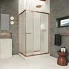 Душевой уголок Vegas-glass ZP+ZPV Inside 120*80 12 10 стекло сатин, профиль медь, 120х80 см