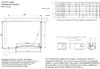 Душевой уголок Vegas-glass ZP+ZPV Inside 130*100 07 02 стекло шиншилла, профиль матовый хром, 130х100 см