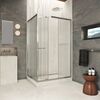 Душевой уголок Vegas-glass ZP+ZPV Inside 140*90 08 Moru стекло Moru, профиль глянцевый хром, 140х90 см