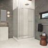 Душевой уголок Vegas-glass ZP+ZPV Inside 150*80 07 Moru стекло Moru, профиль матовый хром, 150х80 см