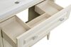 Комплект мебели ASB-Woodline Монте 80 бежевый (тумба, раковина и зеркало)