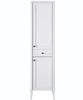 Комплект мебели ASB-Woodline Салерно 80 цвет белый / патина серебро (зеркало, тумба, раковина)