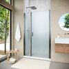 Душевая дверь Vegas Glass EP-F-2 NOVO h2000 160 11 10 R профиль оружейная сталь, стекло сатин. Размер регулировки 157-162 см