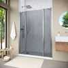 Душевая дверь Vegas Glass EP-2F NOVO h2000 200 04 07 R профиль никель, стекло графит. Размер регулировки 198-203 см