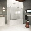 Шторка для ванны Vegas Glass ZV+ZVF Protec 170*70 04 10  профиль никель, стекло сатин
