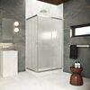 Душевой уголок Vegas Glass ZA-F Protec 120*90 04 10  профиль никель, стекло сатин