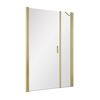 Душевая дверь в нишу Vegas Glass EP-F-2 NOVO h2000 180 03 01 L профиль золото матовое, стекло прозрачное. Размер регулировки 177-182 см.