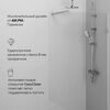 Душевая перегородка 100х195см, AM.PM X-Joy W94WI-100-F1-MTE стекло прозрачное, профиль глянцевый хром