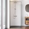 Душевая перегородка 110х200см, AM.PM Func W84WI-110-F1-MTE стекло прозрачное, профиль глянцевый хром