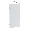 Душевая перегородка 90х195см, AM.PM X-Joy W94UWI-90-F1-MTE стекло прозрачное, профиль глянцевый хром