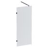 Душевая перегородка 80х195см, AM.PM X-Joy W94UWI-80-F1-BTE стекло прозрачное, профиль черный матовый