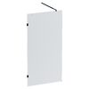 Душевая перегородка 100х195см, AM.PM X-Joy W94UWI-100-F1-BTE стекло прозрачное, профиль черный матовый