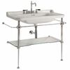 Консоль Kerasan Waldorf 9196K1cr 100х55 см в цвете хром
