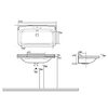Консоль Kerasan Waldorf 9196K1cr 100х55 см в цвете хром