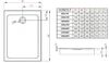 Душевой поддон Radaway Doros F Compact 90x70