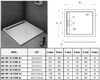 Душевой поддон Weltwasser WW TRS 90 STONE-BL 90х90